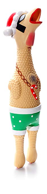 Charming Pet Products Christmas Earl Pet Squeak Toy, Large
