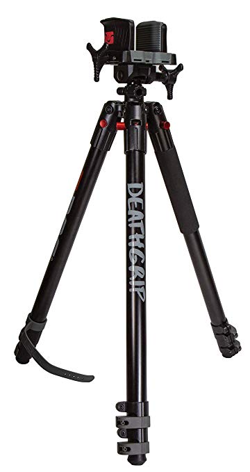 BOG DeathGrip Tripod with Durable, Lightweight, Stable Design, Bubble Level and Hands-Free Operation for Hunting, Shooting and Outdoors