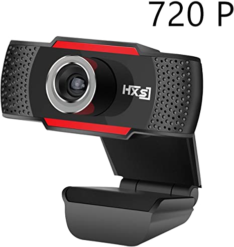 HD Manual Focus Camera 1 Megapixel 720P Video Call Available Pro Streaming Web Camera with Microphone, Widescreen USB Computer Camera for PC Mac Laptop Desktop Video Calling Conferencing Recording