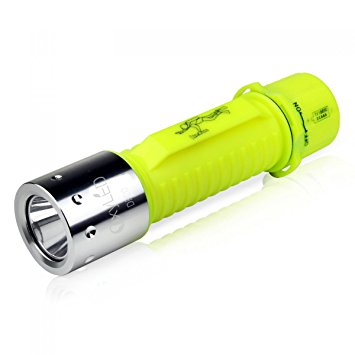 OxyLED OxyWild DF20 Super Bright LED Submarine Light Diving Flashlight, Underwater Torch Waterproof Lamp, Yellow