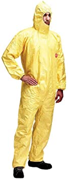 Dupont Tych-C-Cha5Y_Xl Safety Tychem Overall, Yellow, X-Large Size