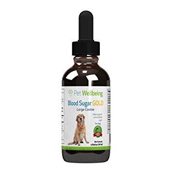 Pet Wellbeing - Blood Sugar Gold - Natural Support for Health Blood Sugar Levels in Dogs