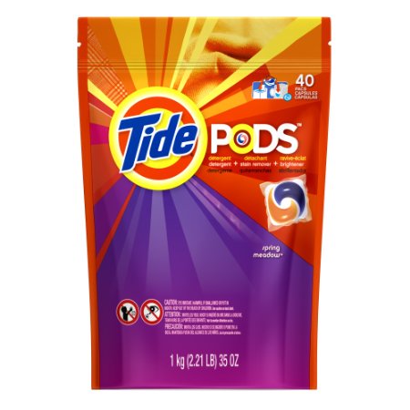 Tide PODS HE Laundry Detergent - Spring Meadow - 40 ct