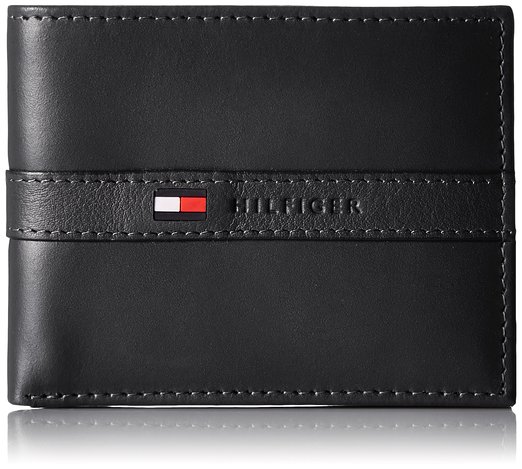 Tommy Hilfiger Men's Leather Ranger Passcase Wallet