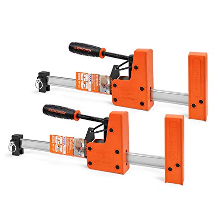 Jorgensen 2-pack Parallel Jaw Bar Clamp Set - Cabinet Master, 12-inch