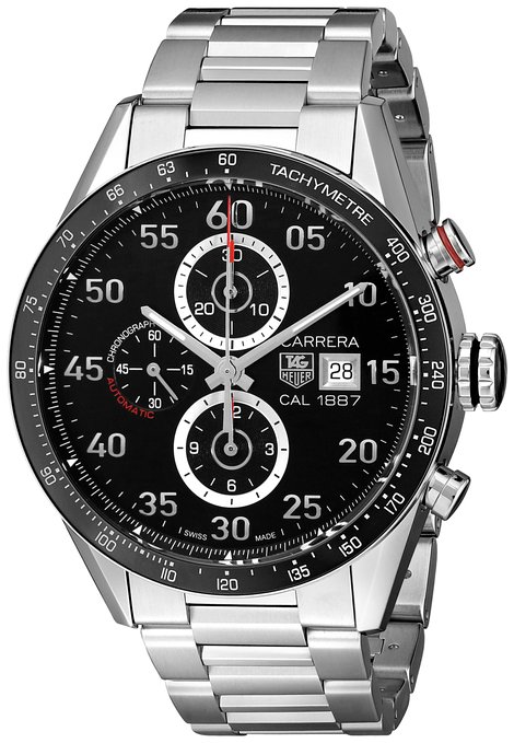TAG Heuer Men's CAR2A10.BA0799 Analog Display Automatic Self Wind Silver Watch