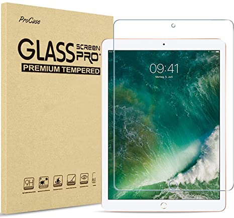 ProCase iPad Pro 12.9 Matte Screen Protector 2015/2017 Old Model, Anti Glare and Anti-Fingerprint Matte Tempered Glass Screen Film Guard for Apple iPad Pro 12.9 inch 1st Gen / 2nd Gen