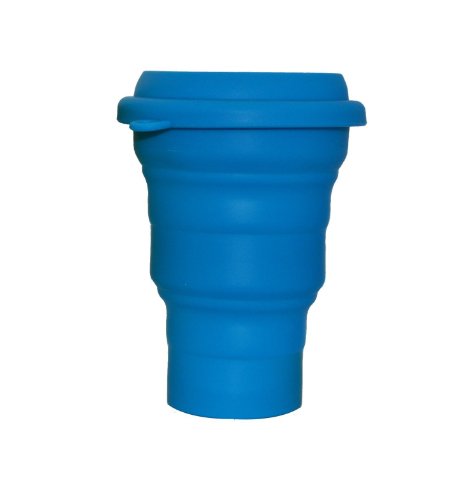 LevelOne Collapsible Travel Silicone Camping Cup 16oz BPA Free