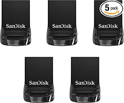 SanDisk 64GB 5-Pack Ultra Fit USB 3.1 Flash Drive (5x64GB) - SDCZ430-064G-B5CT