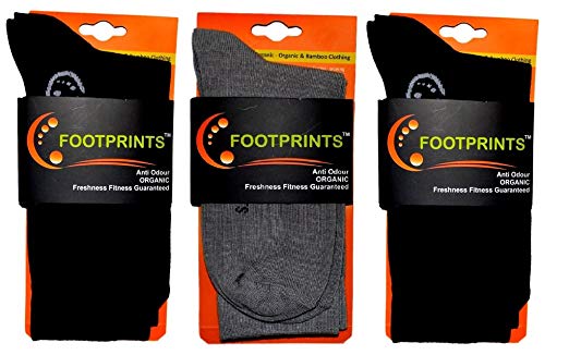 FOOTPRINTS ORGANIC Cotton Odourfree Formal Socks- Free Size
