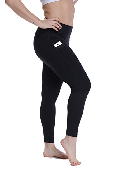 YOHOYOHA Plus Size Leggings High Waist Athletic Workout Yoga Pants Pockets Women's Tummy Control Best Thick Long XL 2X 3X 4X