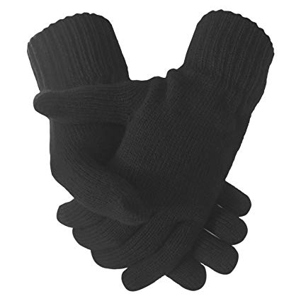 Ladies Super Soft Warm Fine Knit Thermal Winter Gloves