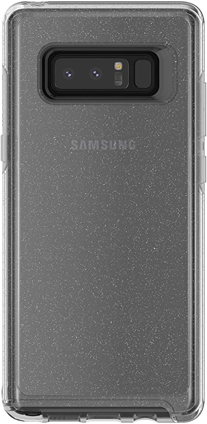 OTTERBOX SYMMETRY CLEAR SERIES Case for Samsung Galaxy Note8 - Frustration FRĒe Packaging - STARDUST (SILVER FLAKE/CLEAR)