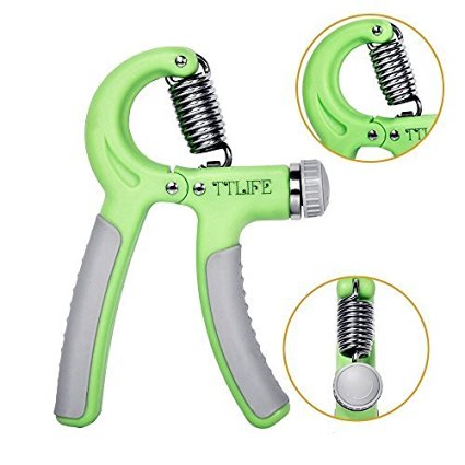 TTLIFE Hand Grip Strengthener Adjustable hand grip 10~40kg(22~88Lbs) best Hand Exerciser Grip Training Hand Strength Gripper For Finger Wrist Hand Forearm Training quickly Increase strength