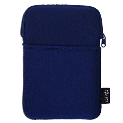 COSMOS Neoprene Protection Carrying Sleeve Case Bag for Kindle Paperwhite E-reader (Deep Blue)