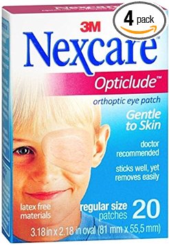 Opticlude Eye Patch Reg Nexcre 20 (pack of 4)