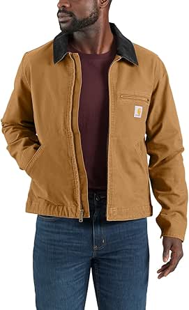 Carhartt Men's Rugged Flex Relaxed Fit Duck Detroit Jacket