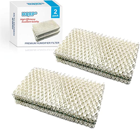 HQRP Humidifier Wick Filter Compatible with Sears Kenmore 14909, 14912, 32-14912, 42-14912, Emerson Essick Air AIRCARE HDC-2R & HDC-411, BestAir E2R Replacement, 2-Pack