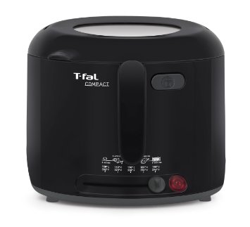 T-fal FF1228 Compact 1200-Watt Family Capacity 18-Liter Multiple Temperature Deep Fryer 22-Pound Black