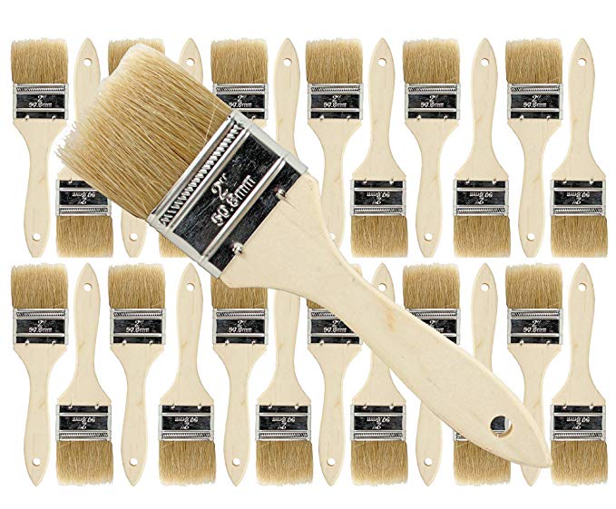 Pro Grade - Chip Paint Brushes - 24 Ea 2 Inch Chip Paint Brush