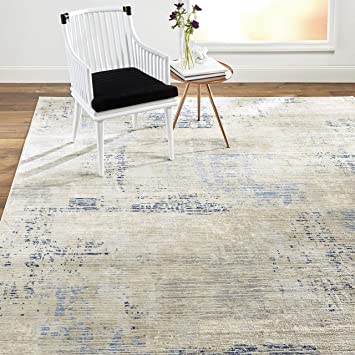 Home Dynamix Melrose Lorenzo Area Rug, 7'10"x10'2" Rectangle, Gray/Blue