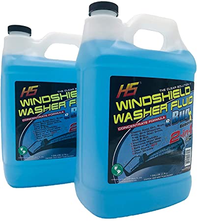 HS 29.606 Bug Wash Windshield Washer Fluid, 1 Gal (3.78 L) Pack 2