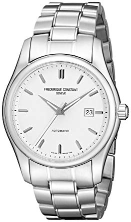 Frederique Constant Men's FC303S6B6B Index Silver Automatic Dial Watch