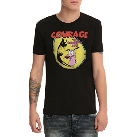 Courage the Cowardly Dog Shadow Logo T-Shirt