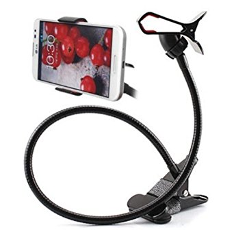 Single Clip Lazy Holder Gooseneck Clamp Holder for Iphone, Android and Any Other Phone, for Desk