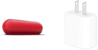 Beats Pill - Wireless Bluetooth Speaker with 20W Power Adapter - Statement Red