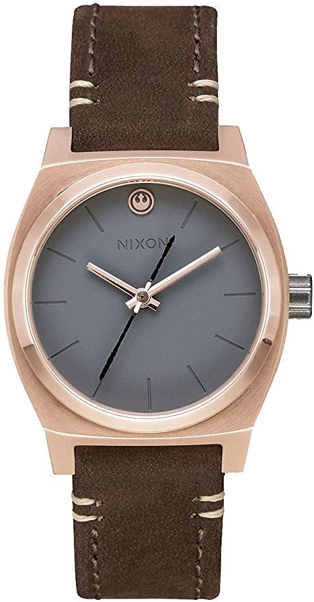 Nixon Unisex The Medium Time Teller - The Star Wars Collection Rey Light Gold/Brown Watch