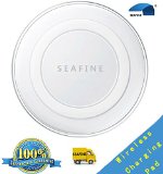 SeaFine Wireless Charging Pad with USB cable- White Sapphire