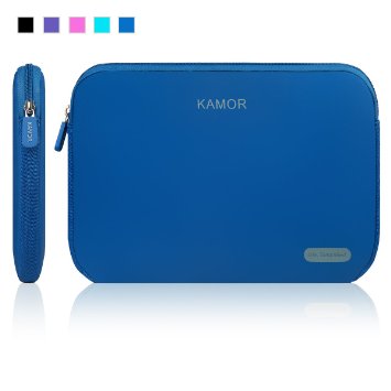 Kamor 15 15.6 16 inch Water-resistant Neoprene Laptop Sleeve Case Bag/Notebook Computer Case/Briefcase Carrying Bag/Skin Cover for Acer/Asus/Dell/Fujitsu/Lenovo/HP/Samsung/Sony/Toshiba(Dark Blue)