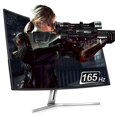 ViewSync VSM325CN165 Curved 32 inch 165Hz LED 1920x1080 FHD (AMD FreeSync, 1ms(OD), Game Mode, Los(Lings of Sight), Flicker-Free, Low Blue Light, Color Vibrance, PIP/PBP) HDMI DP DVI Gaming Monitor