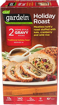 Gardein, Holiday Roast With Cranberry Kale Wild Rice, 40 Ounce