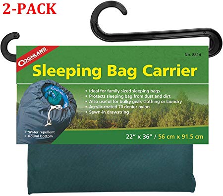 Sleeping Bag Carrier, 22" x 36" Color May Vary (Assorted, 2-Pack)