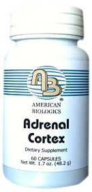 American Biologics Adrenal Cortex Veg Capsules, 60 Count