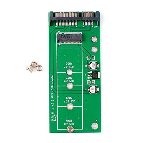 JaneDream SATA 3 to M.2 NGF SSD Adapter Interface Converter Card