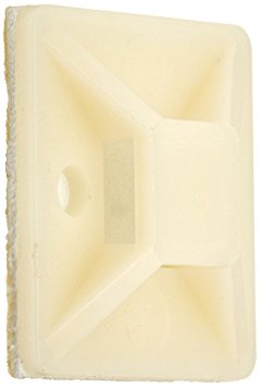 Monoprice Cable tie mounts 30x30(mm), 100pcs/Pack - white