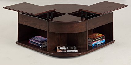 Progressive Furniture P543-25 Sebring Castered Double Lift-Top Cocktail Table, Cherry Medium Ash