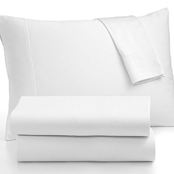 OXA 4-Piece 1800 TC Bed sheet sets - Pliable Brushed Microfiber - Moderate, Non-fading, Not crimping (Queen, White)