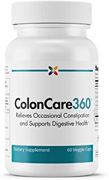 Stop Aging Now - ColonCare360 - Relieves Occasional Constipation and Supports Digestive Health - 60 Veggie Caps