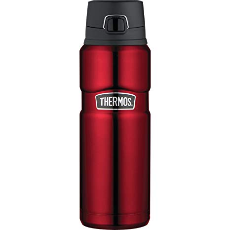 Thermos Stainless King 24 Ounce Drink Bottle, Cranberry