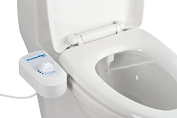 Bidet, Fivanus CB1300 Single Nozzle Fresh Water Spray Non-Electric Mechanical Bidet Toilet Seat
