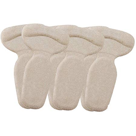 LeLehome Shoe Pads, High Heel Shoes Cushion Insole Inserts Pads, Heels Grips Back Liner Boots Cushion - Beige