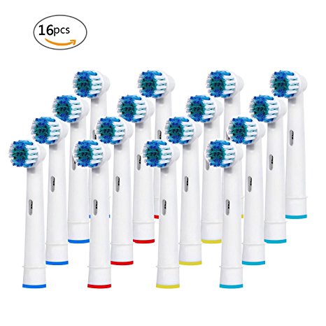 Generic Replacement Brush Heads For Oral B Toothbrush Precision Clean 16 Brushes