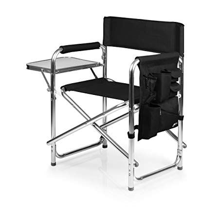 ONIVA - a Picnic Time brand Picnic Time Portable Folding Sports Chair, Black