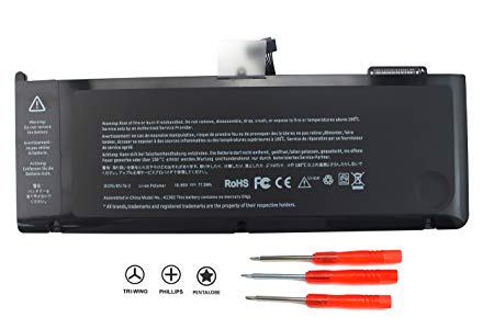 Angwel A1382 Laptop Battery for MacBook Pro 15 inch (only for Early/Late 2011, Mid 2012) A1286 MC721LL/A MC723LL/A 661-5844 020-7134-A[10.95V 77.5WH]—1 Year Warranty