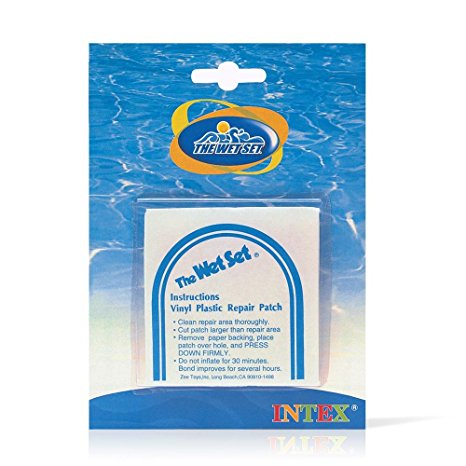 Intex Wet Vinyl Plastic Repair Patch. 6 Count