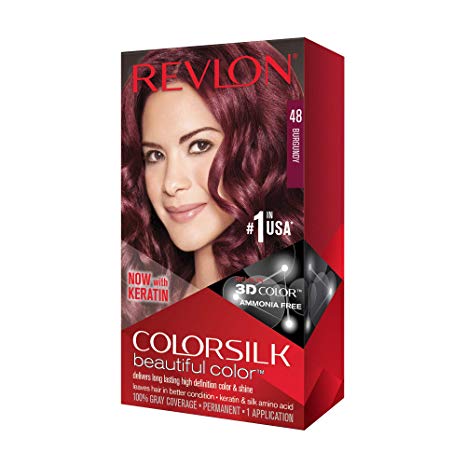 Revlon Colorsilk Beautiful Color, Burgundy, 1 Count